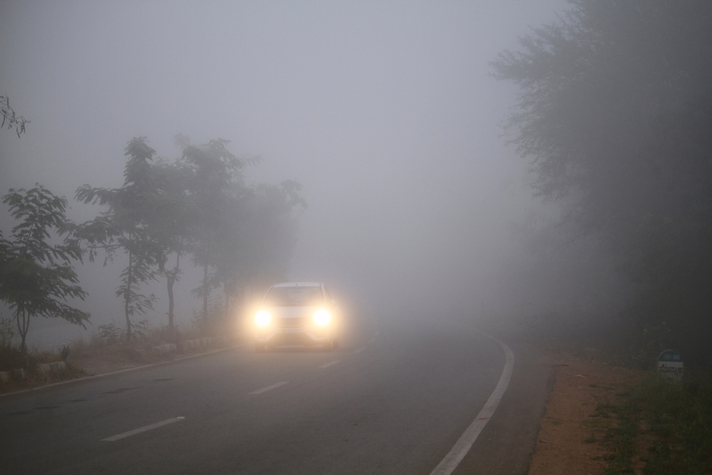 dirigir na neblina