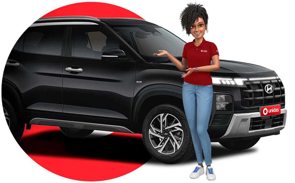 Carro sendo entregue